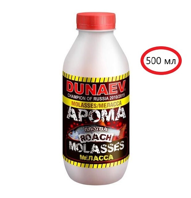 

Ароматизатор Dunaev АРОМА-МЕЛАССА 0.50л ПЛОТВА, Желтый, Арома-меласса