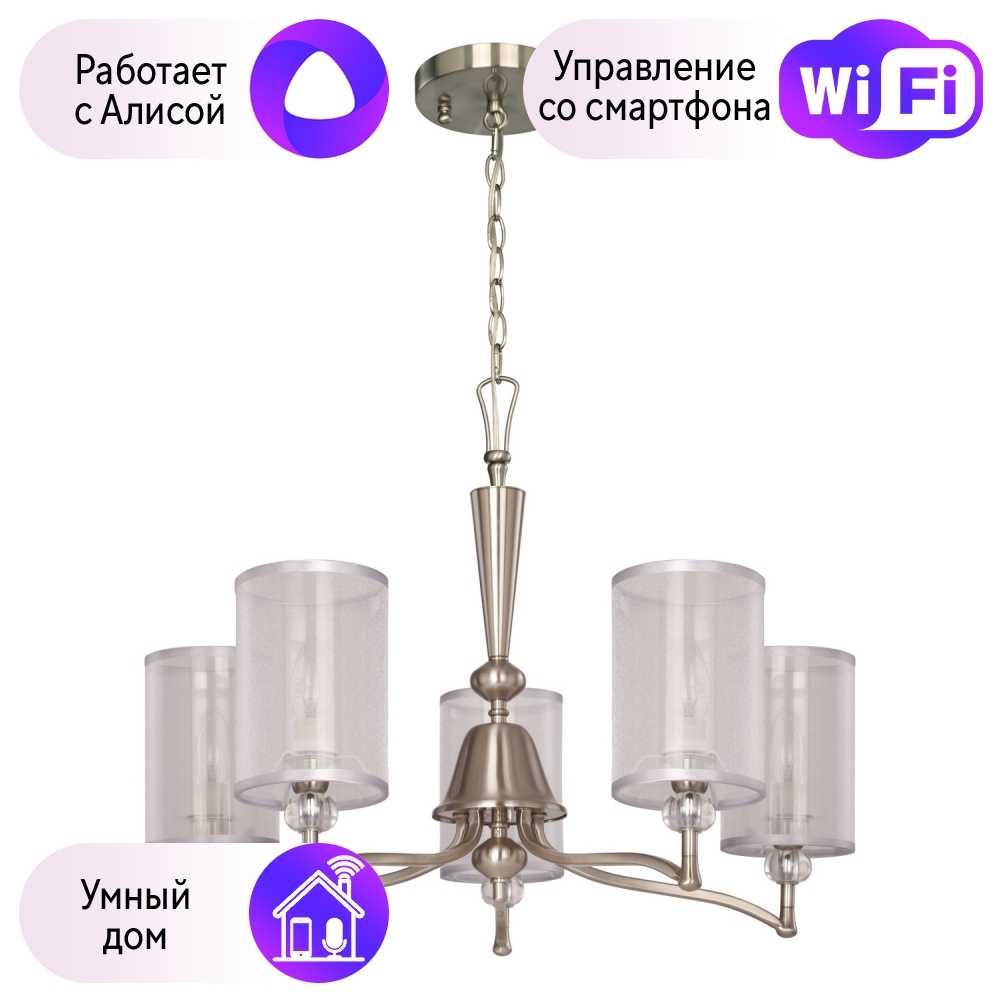 

Люстра подвесная Favourite Laguna с поддержкой Алиса 2698-5P-A