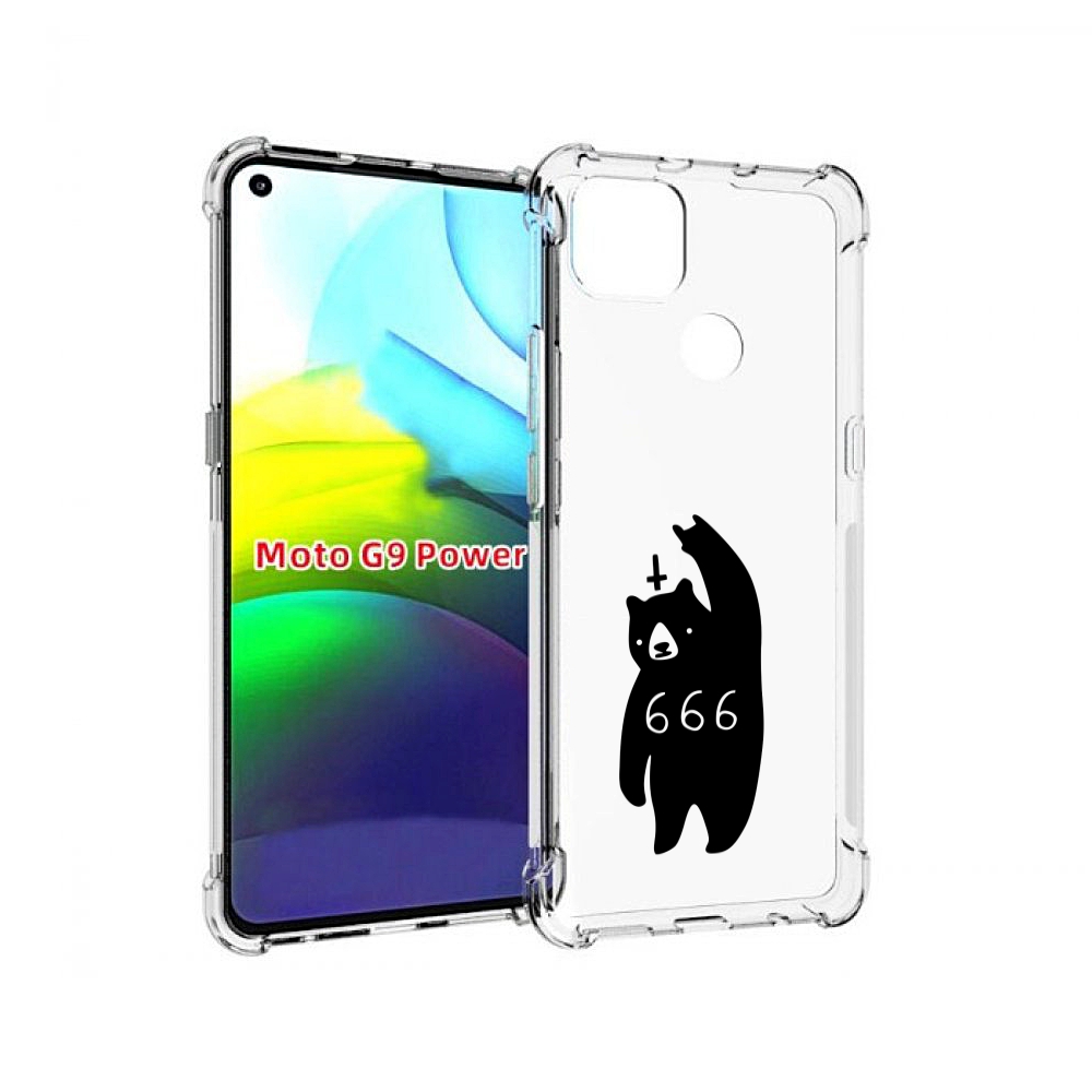 

Чехол MyPads медведь 666 для Motorola Moto G9 Power, Прозрачный, Tocco