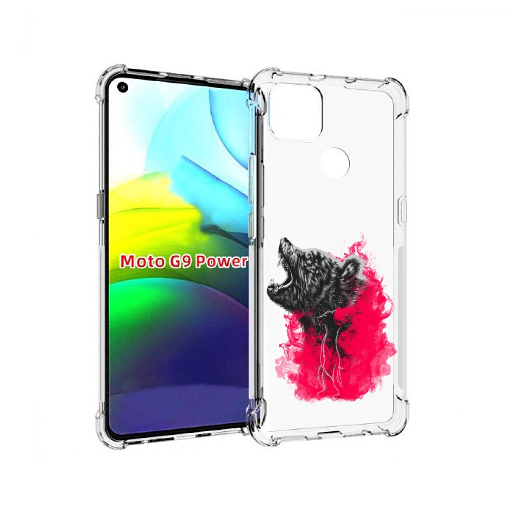 

Чехол MyPads медведь в дымке для Motorola Moto G9 Power, Прозрачный, Tocco