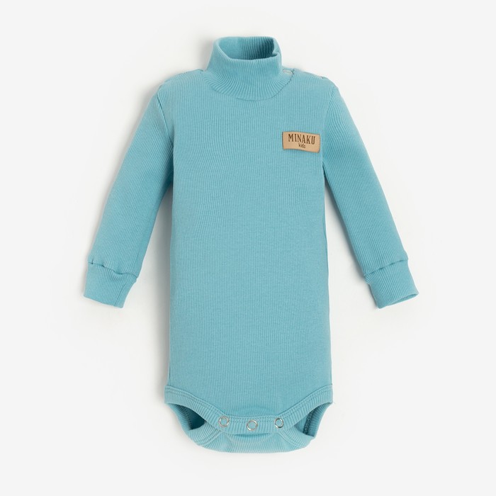 

Боди детское MINAKU Р00012641, бирюзовый, 68, MINAKU: Basic Line BABY