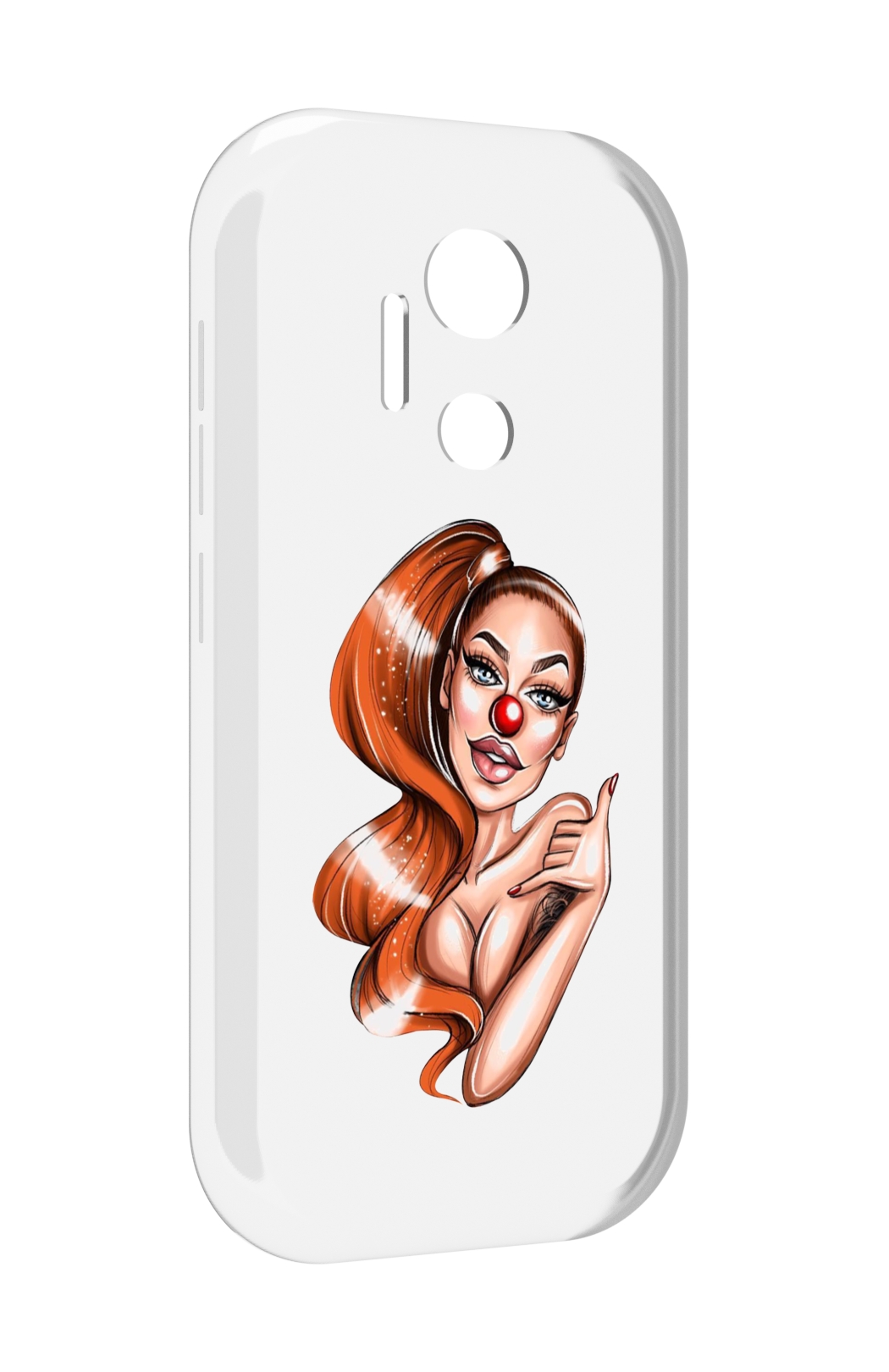 

Чехол MyPads девушка-клоун для doogee x97 pro, Прозрачный, Tocco