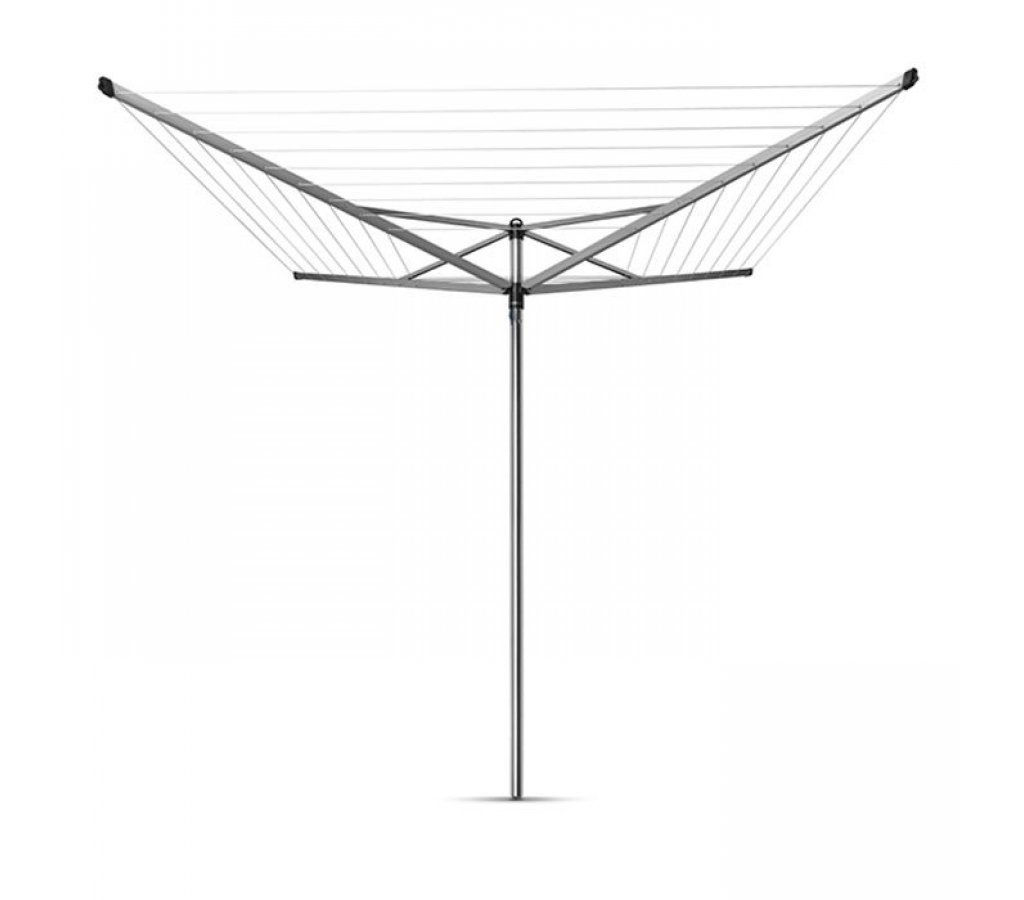 

Уличная сушилка Topspinner 50 м навески с чехлом Серый металлик Brabantia, 52734-06