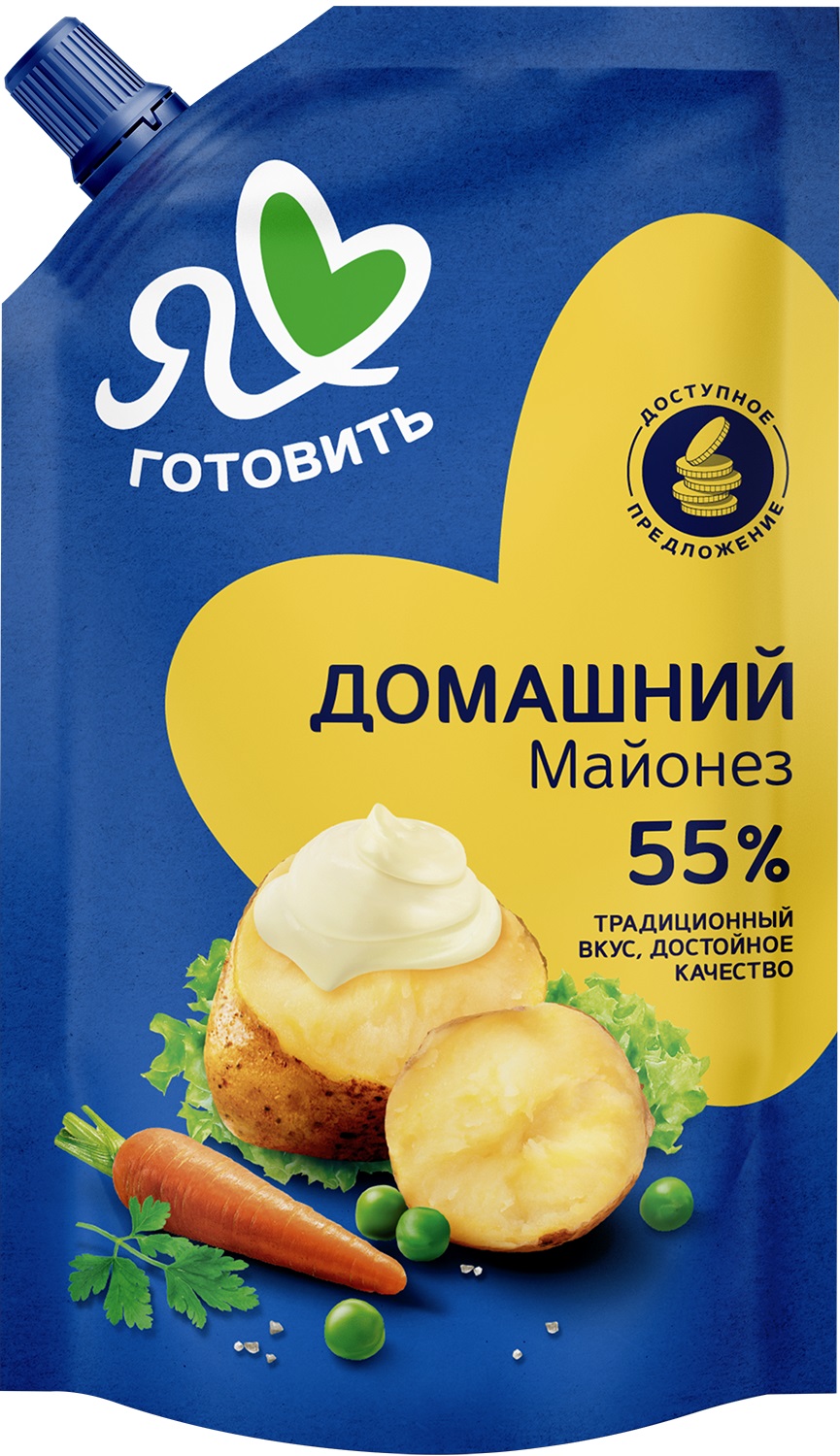 

Майонез Московский Провансаль Домашний 55% 390 мл