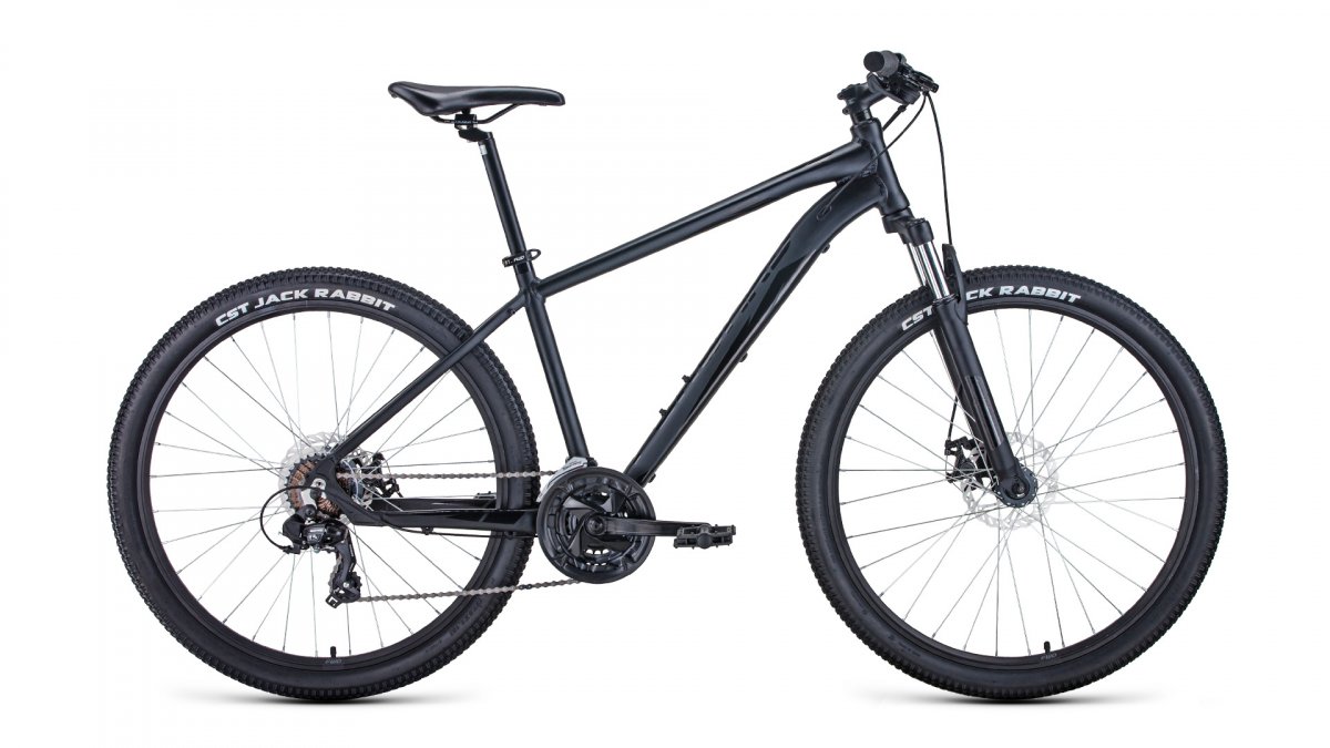 

Велосипед FORWARD Apache 27,5 2.0 Disc-15"-21г. (черный матовый-черный)