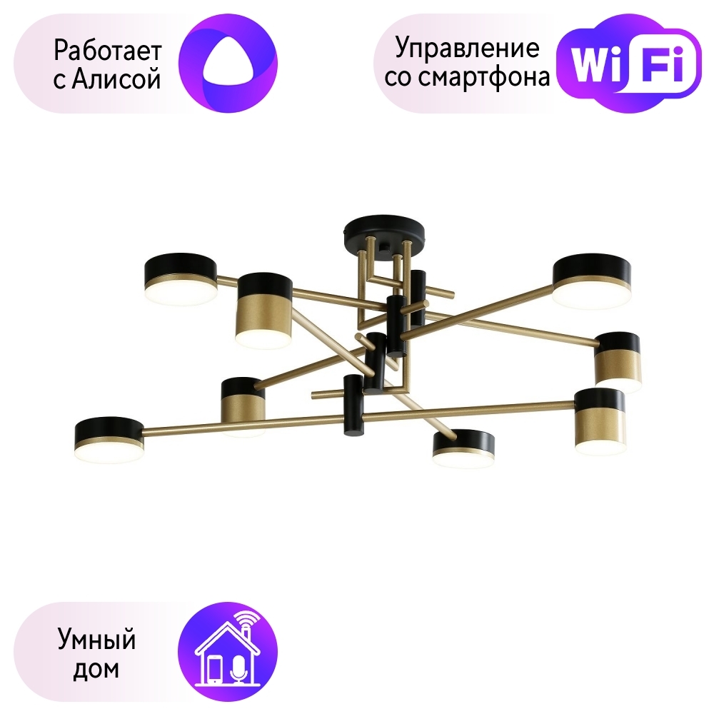 

Потолочная люстра Favourite Modul с поддержкой Алиса 4013-8P-A