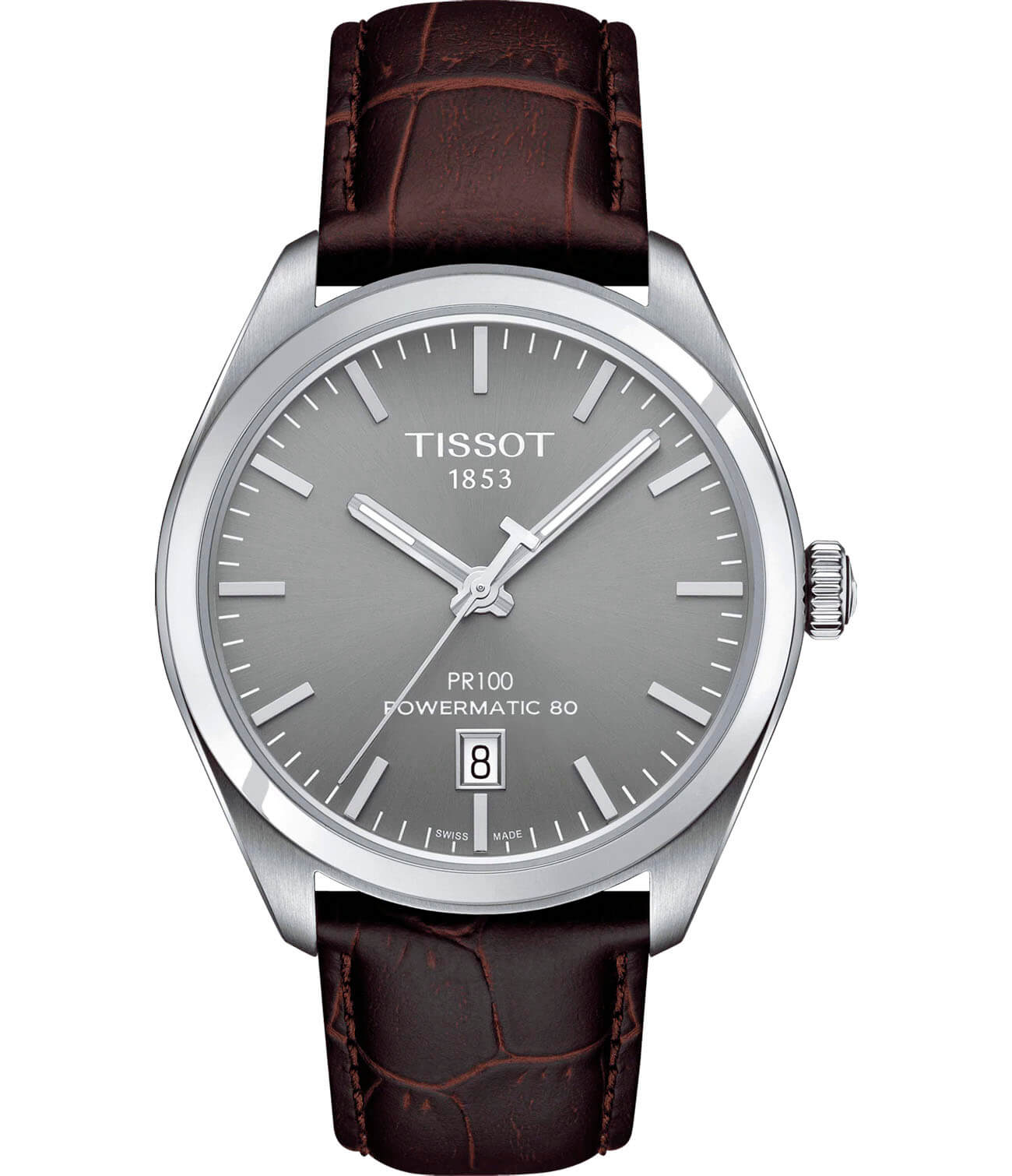 фото Наручные часы мужские tissot t1014071607100 коричневые