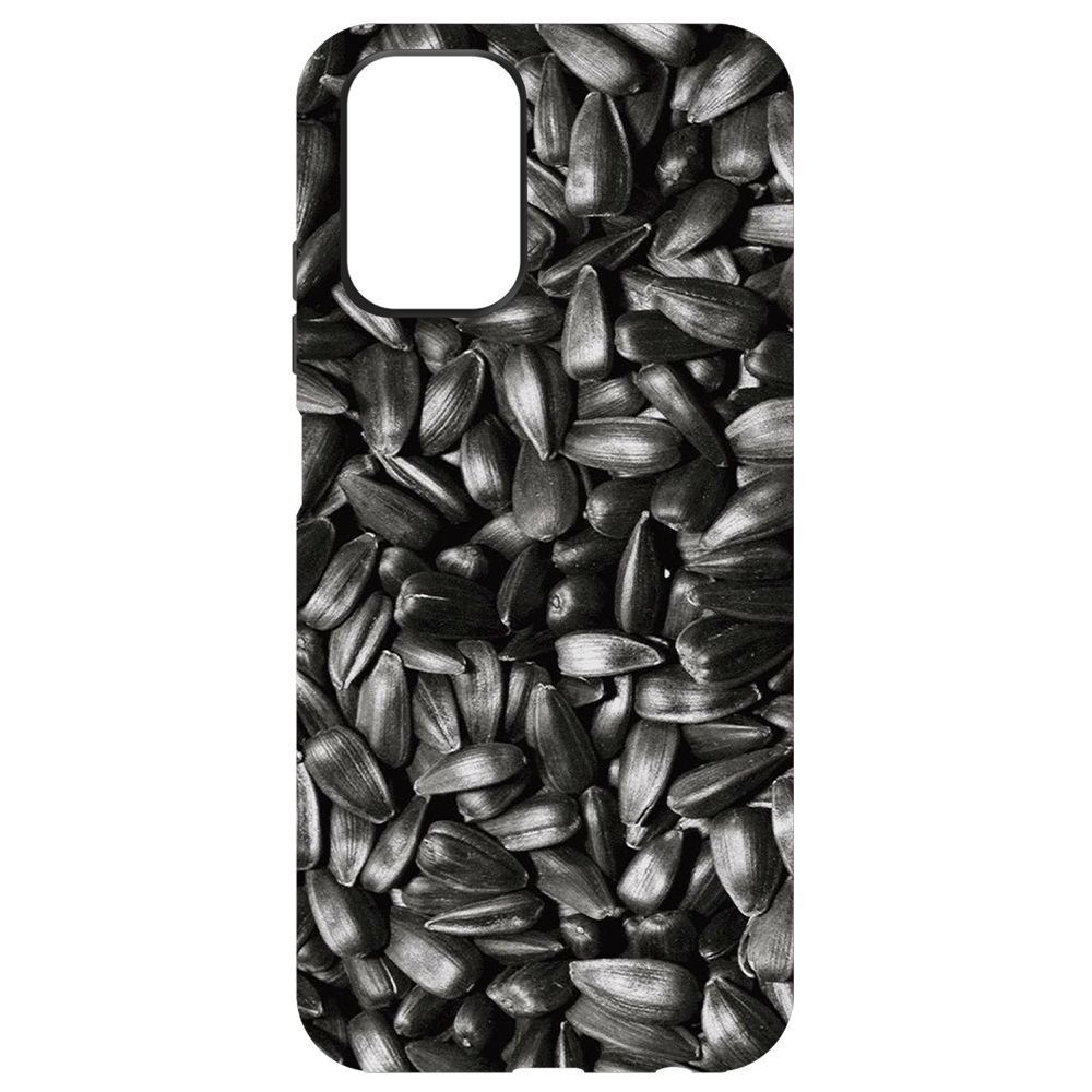 

Чехол-накладка Krutoff Soft Case Семечки для Xiaomi Redmi 10, Черный
