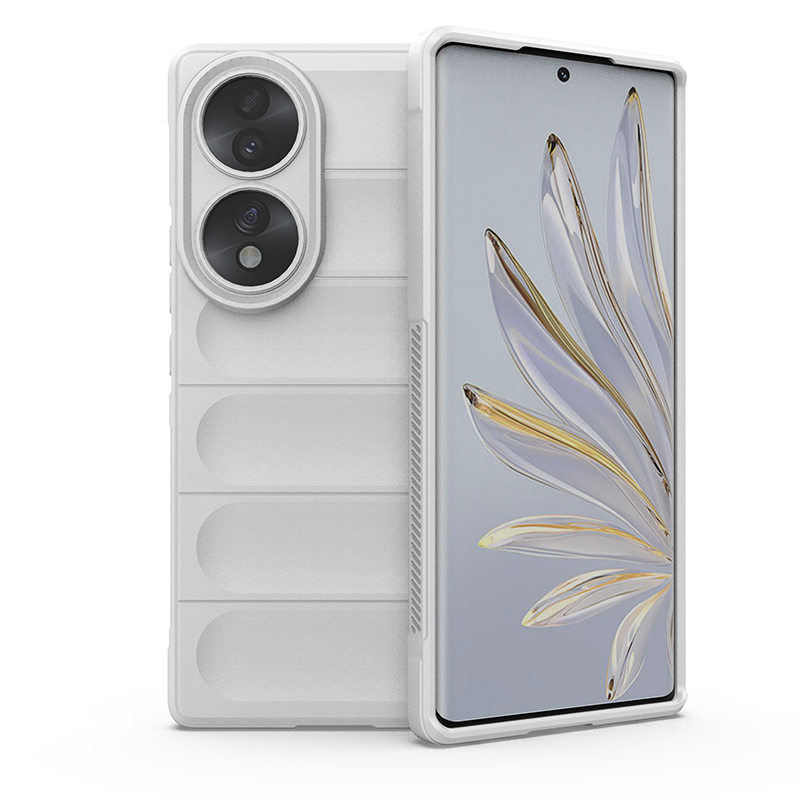 

Противоударный чехол Flexible Case для Honor 70, белый, Flexible Case
