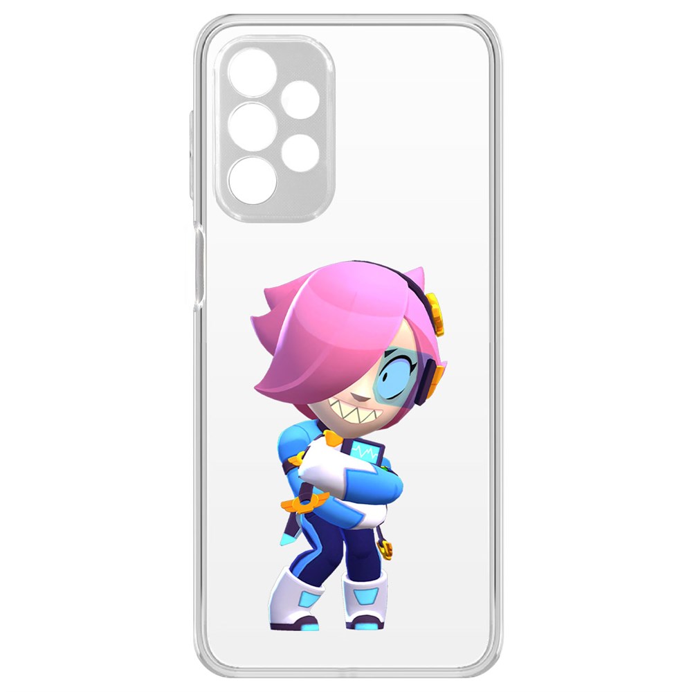 

Чехол-накладка Brawl Stars-Колетт Навигатор для Samsung Galaxy A23 (A235), Прозрачный