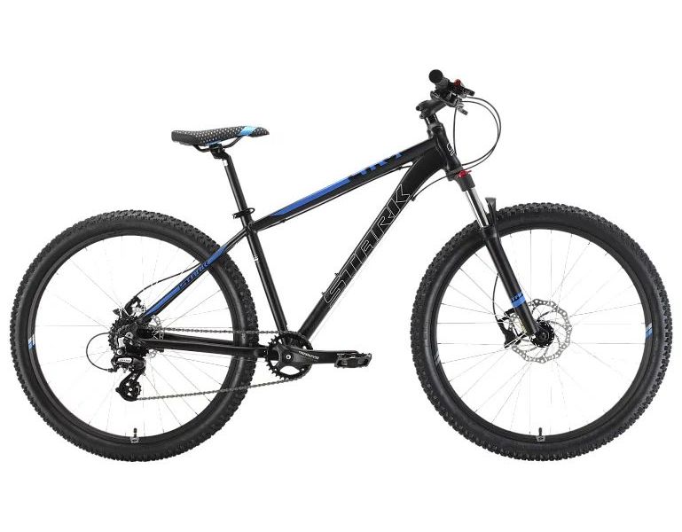 

Велосипед STARK Hunter 27.3 HD -20"-22 (чёрный-голубой), Hunter