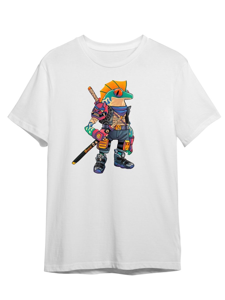 

Футболка унисекс Каждому Своё Аниме/Япония/Самурай/Ящер STAZ12 белая L, Белый, "Аниме/Япония/Самурай/Ящер" STAZ12