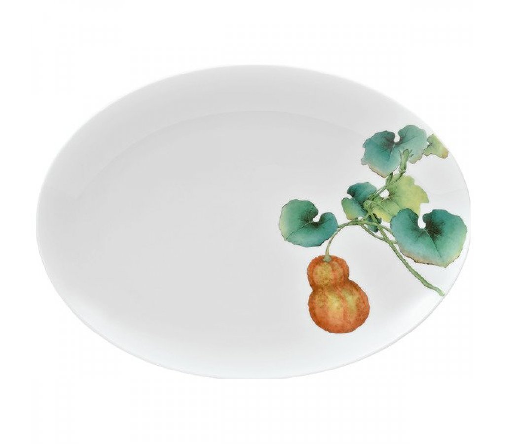 

Блюдо овальное 37см Noritake Овощной букет Тыква, Белый, 54800-15