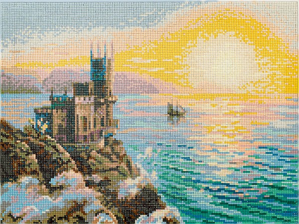 

Фрея Алмазная вышивка Крым. Ласточкино гнездо ALPD-014 30x40 см