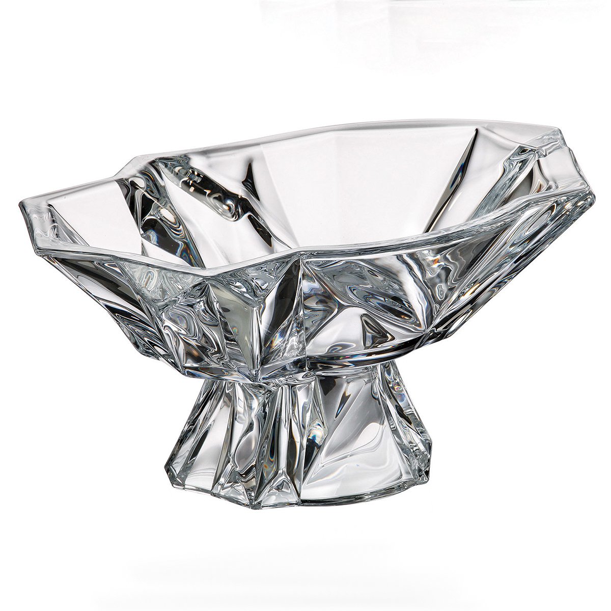 

Фруктовница на ножке Bohemia Crystal Enigma 33 см, 55055-02
