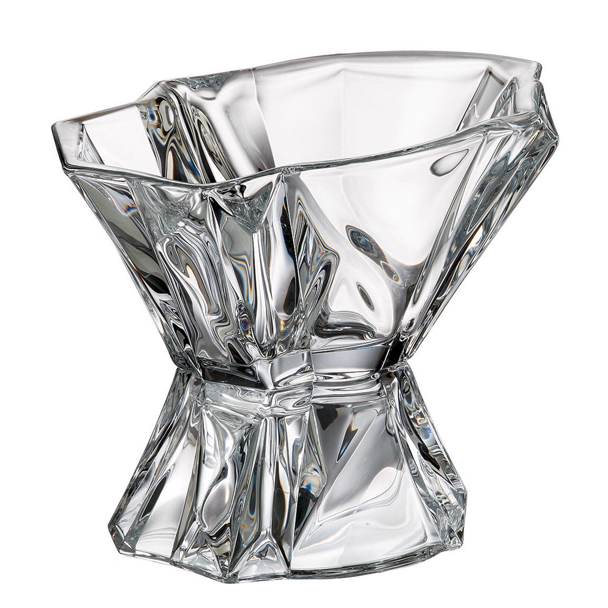

Конфетница на ножке Bohemia Crystal Enigma 21 см, Прозрачный, 55070-02