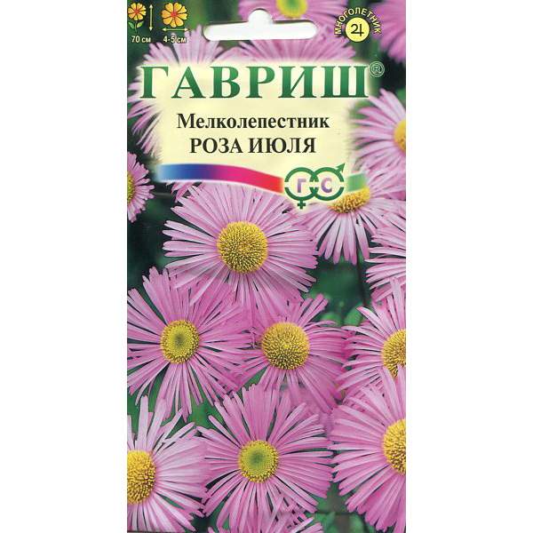 

Семена. Мелколепестник "Роза июля" (10 пакетов по 0,05 г)