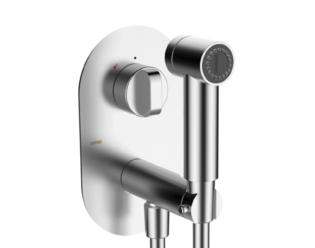 

Grb GRB THERMOSTATIC INTIMIXER Гигиенический душ с термостатом, хром (08316320), GRB THERMOSTATIC INTIMIXER Гигиенический душ с термостатом, хром (08316320)