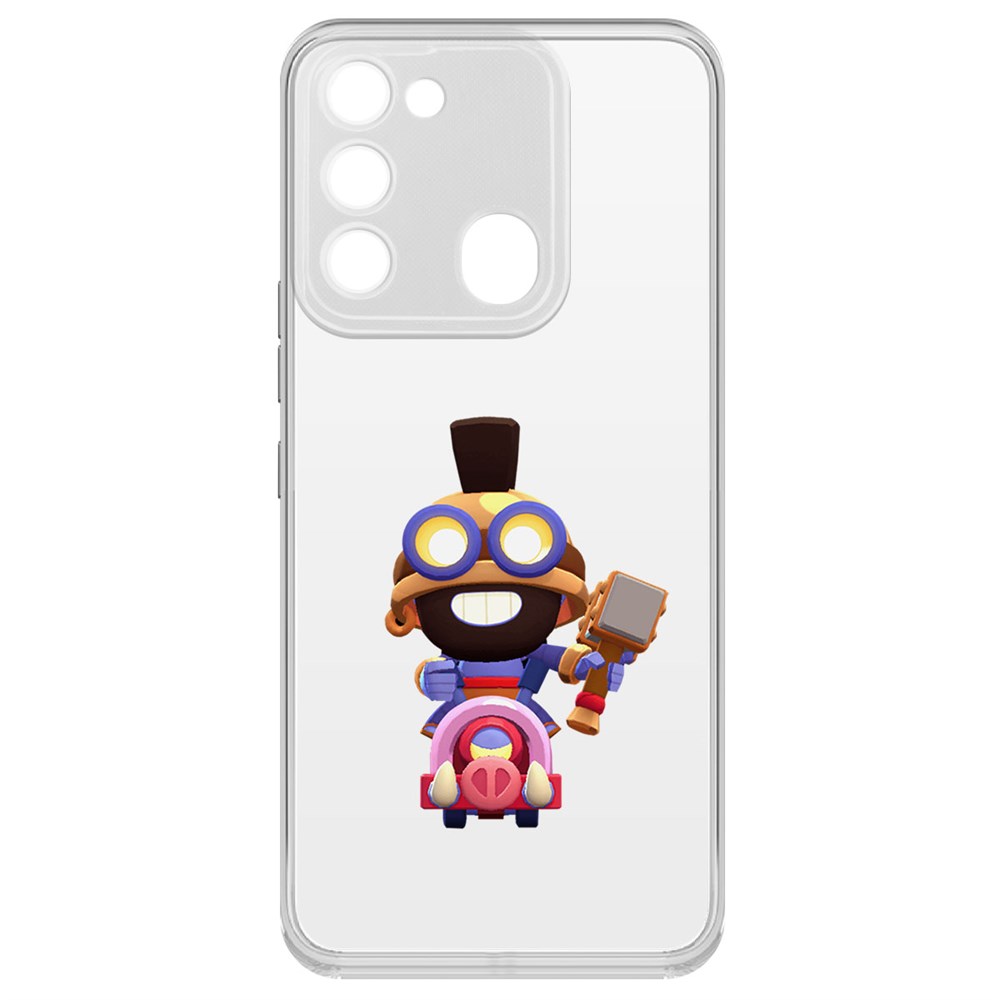 

Чехол-накладка Brawl Stars-Карл Всадник на кабане для Tecno Spark Go 2022