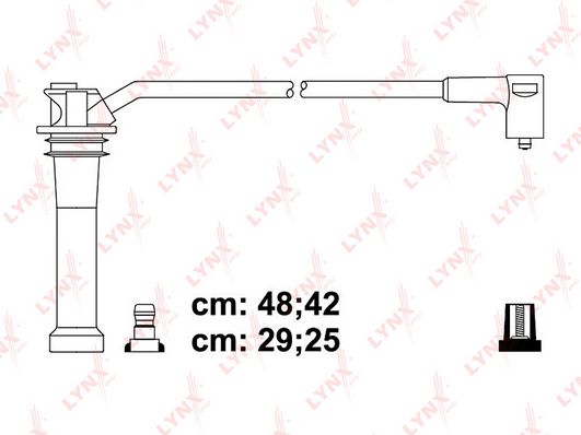 

Провода Высоковольт. Ком/Кт LYNXauto spc5114