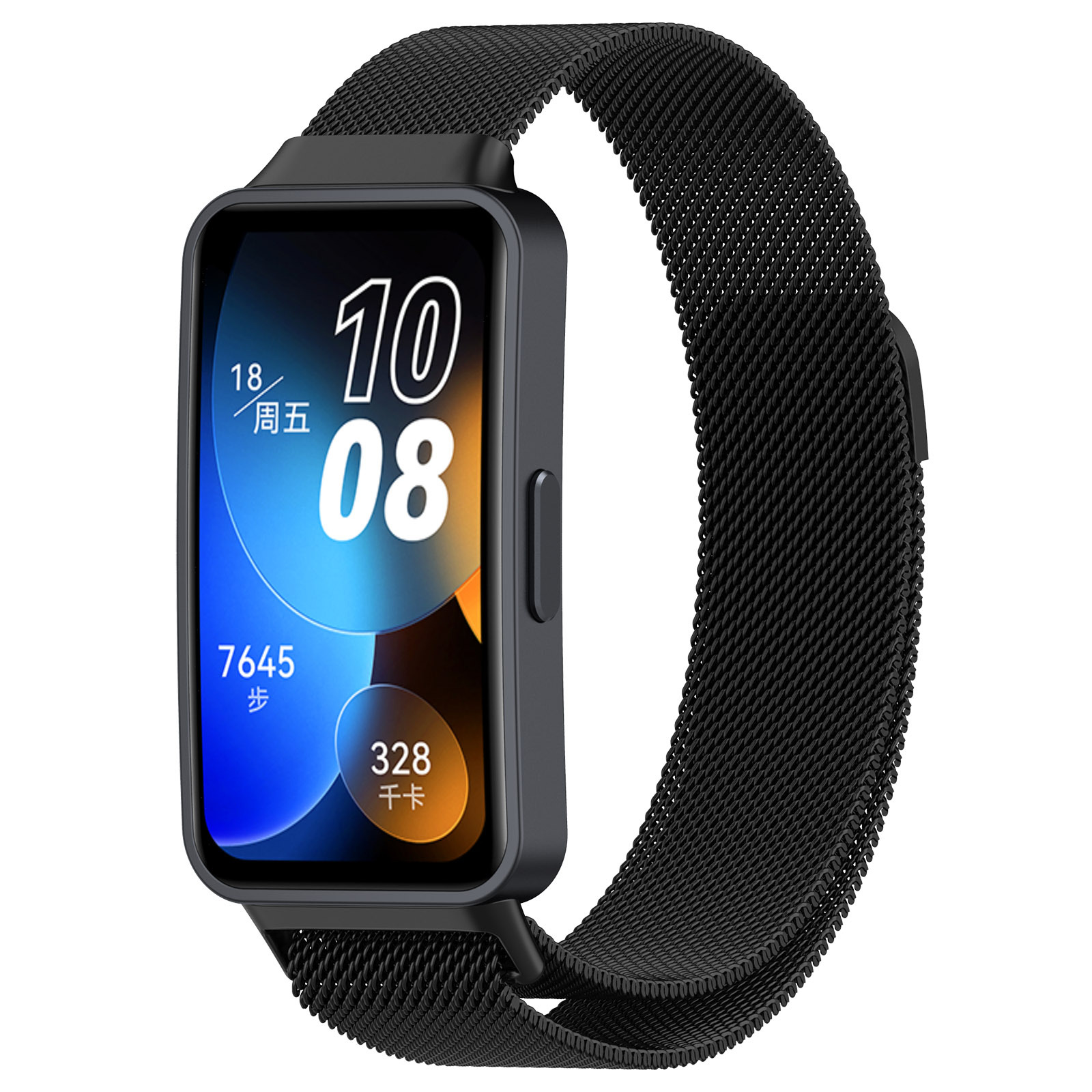 Ремешок для Huawei Band 8/9, миланская петля, черный