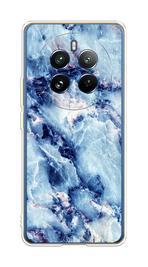 

Чехол на Realme 12 Pro/Realme 12 Pro Plus "Мрамор с синими прожилками", Синий, 2516250-1
