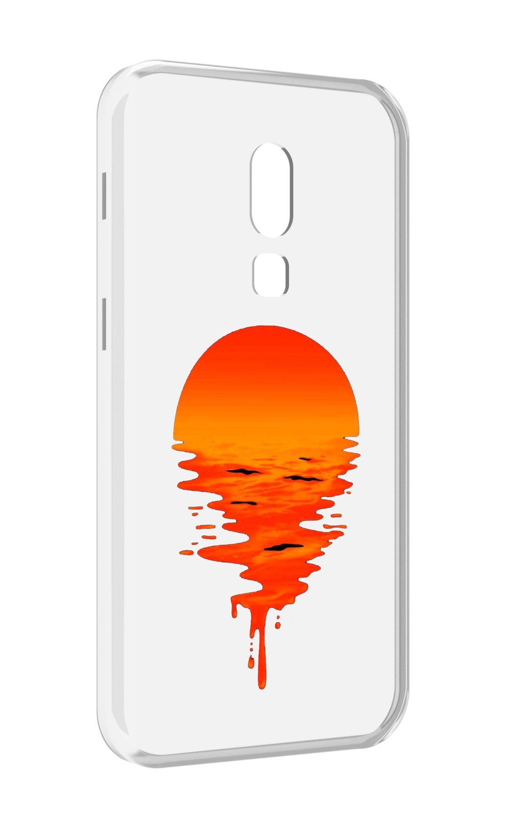 

Чехол MyPads оранжевый закат на воде для Meizu V8, Прозрачный, Tocco