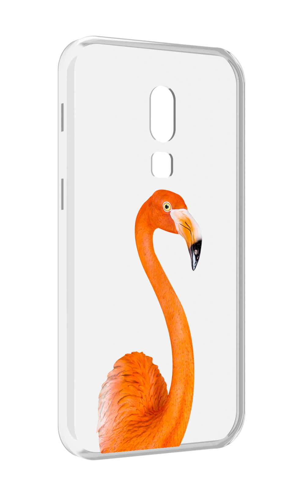 

Чехол MyPads оранжевый-фламинго для Meizu V8, Прозрачный, Tocco