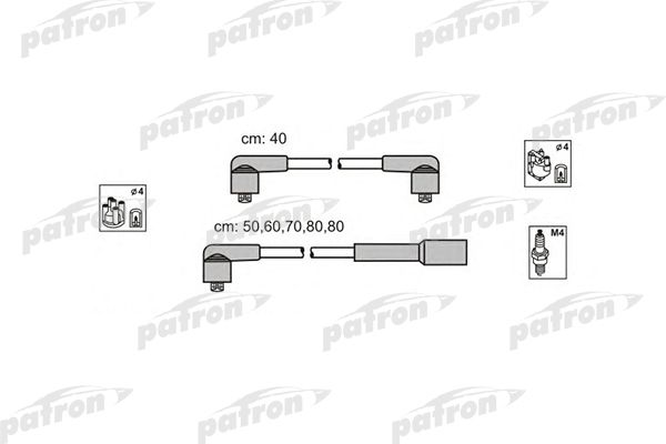 Комплект Проводов Зажигания Abu4 Audi: 100 84-90, 100 90-94, 200 83-91, 80 91-94, 90 84-87