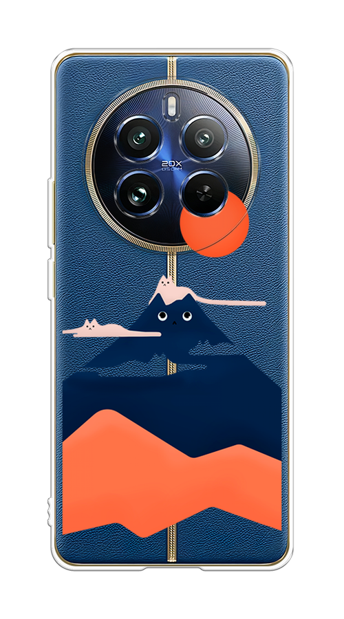 

Чехол на Realme 12 Pro/Realme 12 Pro Plus "Кот-гора", Черный;оранжевый, 2516250-1