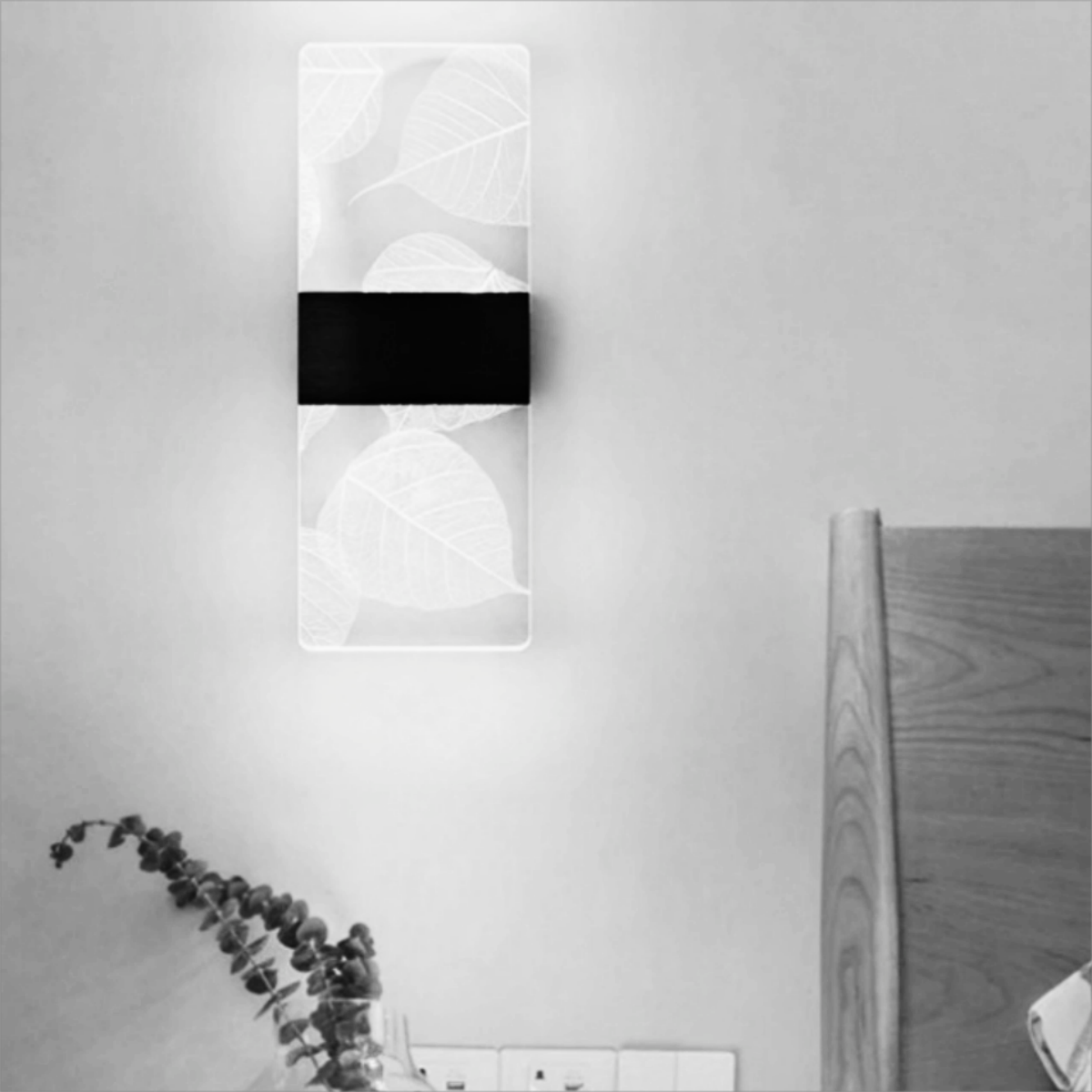 Светильник настенный Riserva, 30808307, акрил, два, белый свет