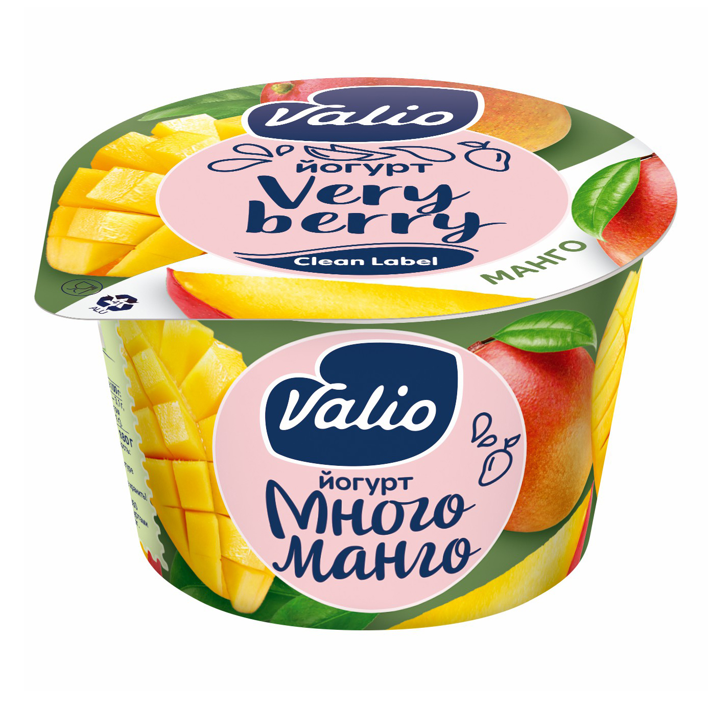 

Йогурт Valio Viola Clean Label манго 2,6% 180 г