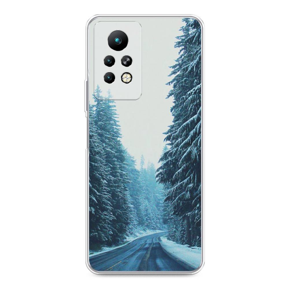 

Чехол для Infinix Note 11 Pro "Зима 9", Бежевый;голубой;черный, 3100550-2