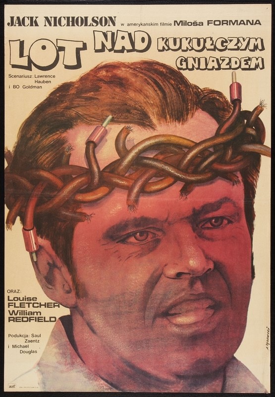 

Постер к фильму "Пролетая над гнездом кукушки" (One Flew Over the Cuckoo's Nest) 50x70 см