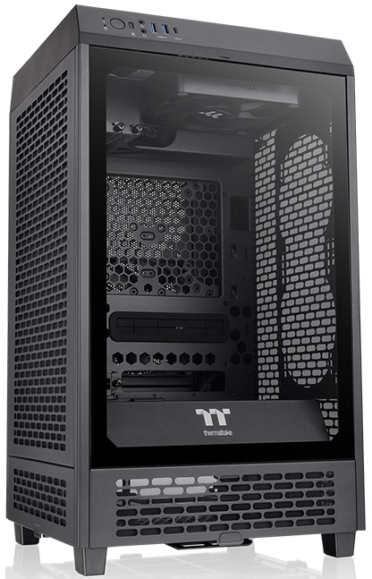 

Корпус компьютерный Thermaltake Tower 200 (CA-1X9-00S1WN-00) черный, Tower 200