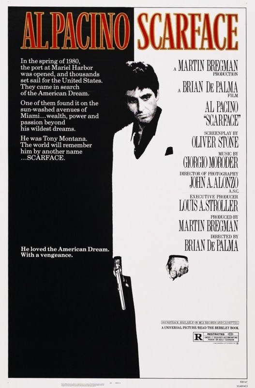 

Постер к фильму "Лицо со шрамом" (Scarface) A2