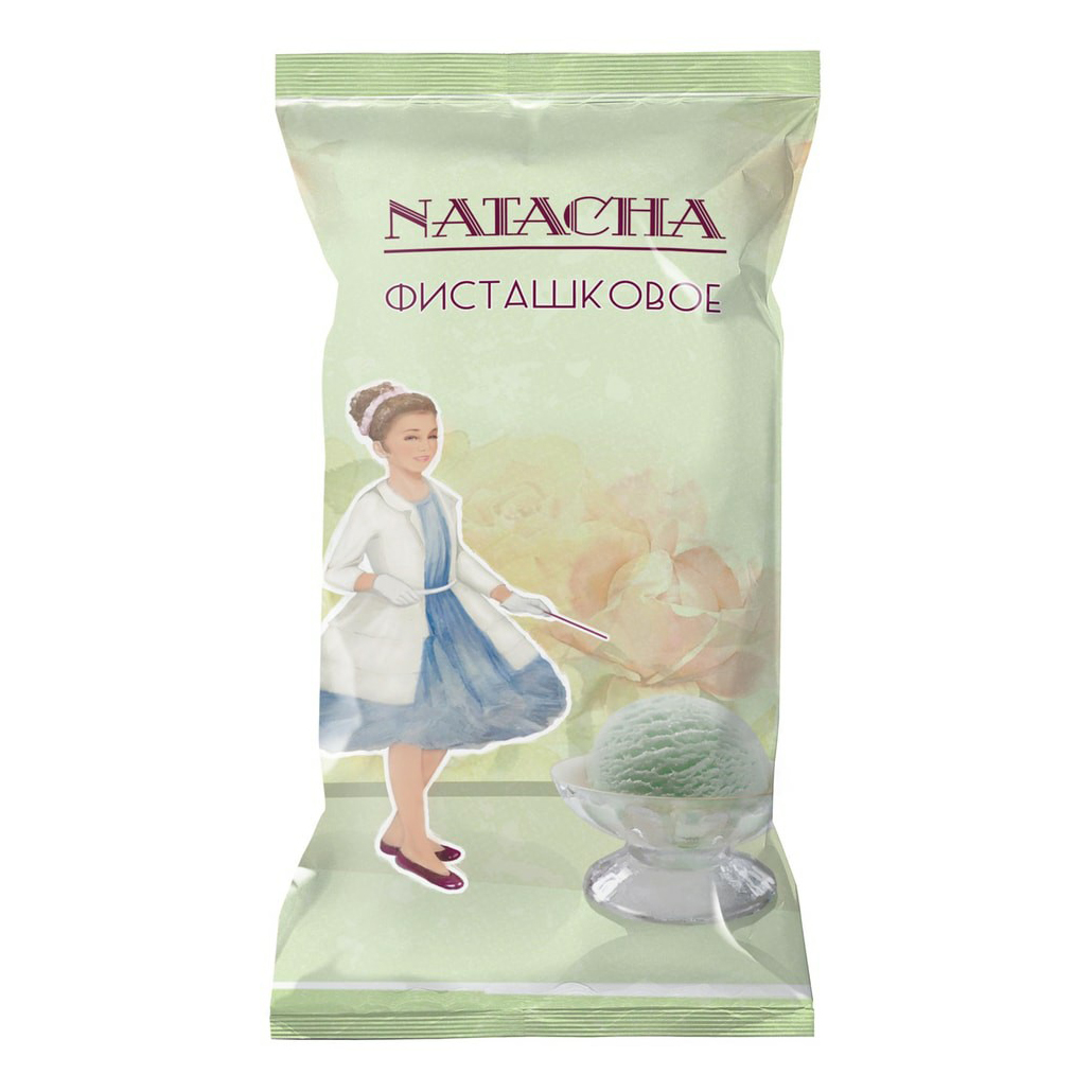 Мороженое пломбир Natacha Фисташковое в вафельном стаканчике 70 г