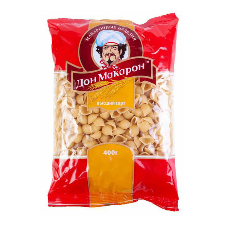 

Макаронные изделия Дон Макарон Гурман Ракушки 400 г