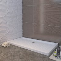 

Керамический душевой поддон RGW CER CR-128 80x120x6 Белый