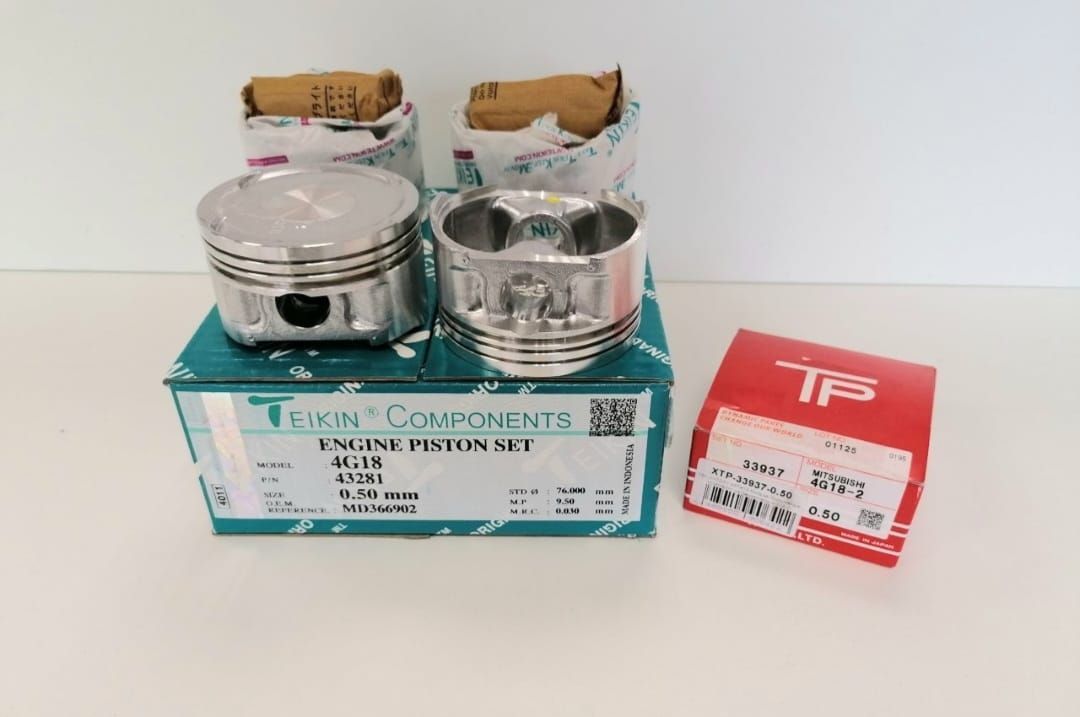 

Ремонтные поршни +0.50 4G18 lancer 9 TEIKIN с кольцами TP, 4G18