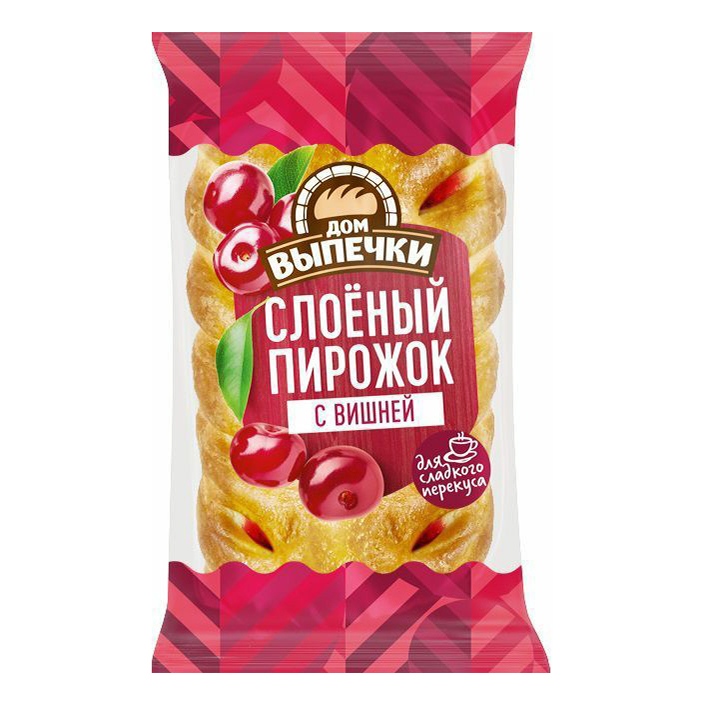 

Пирожок Черемушки слоеный вишня 70 г