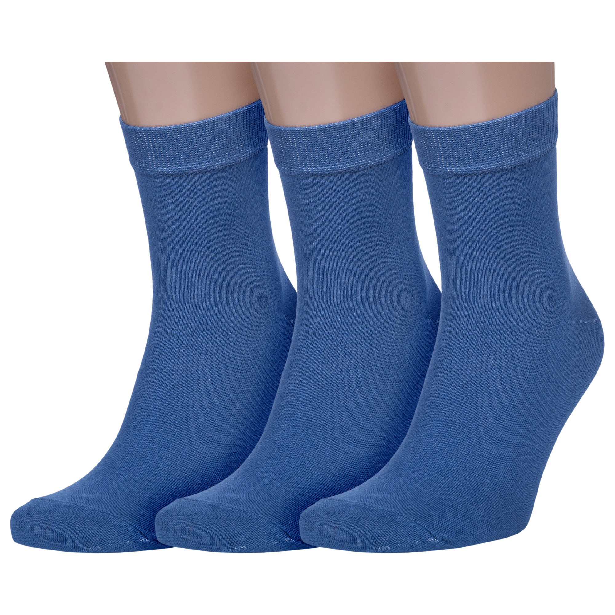фото Комплект носков мужских moscowsocksclub 3-my-485 синих 25