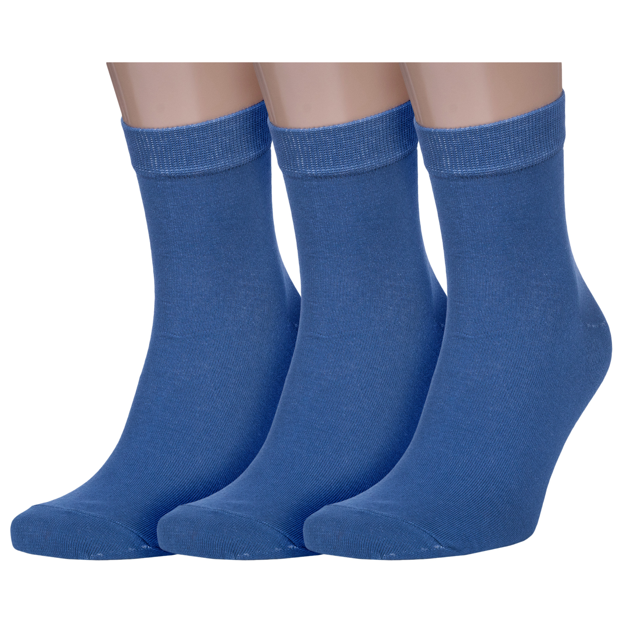 

Комплект носков мужских MoscowSocksClub 3-MY-485 синих 27, Синий, 3-MY-485