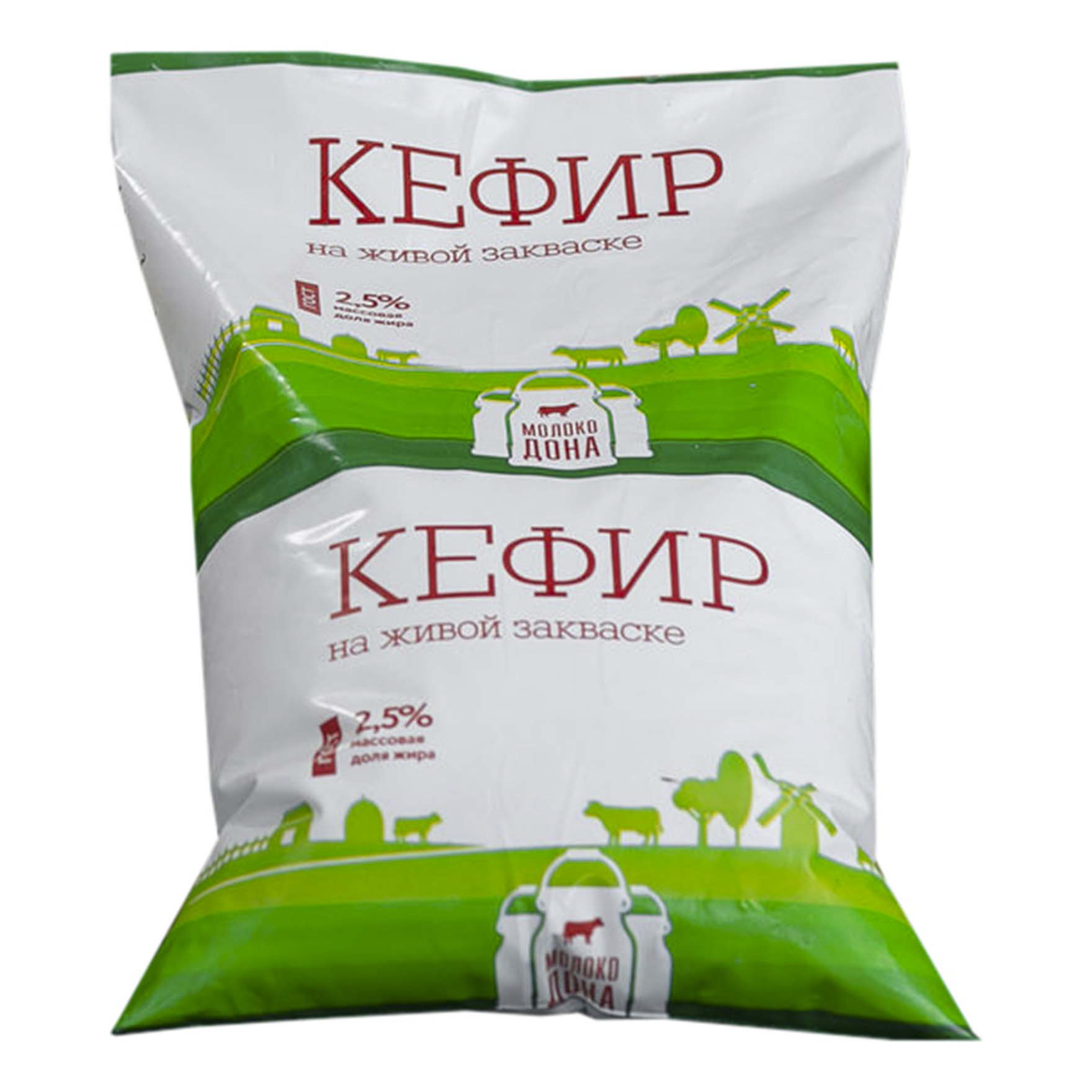 

Кефир Молоко Дона 2,5% БЗМЖ 1 л