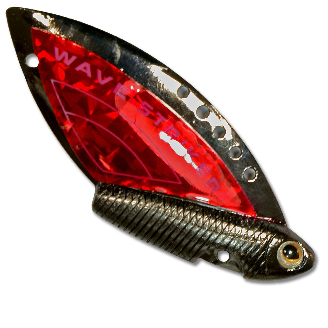 

Блесна (цикада) Kosadaka WAVE STRIKER 10гр # BR (BN / Red), Красный;черный, Wave striker