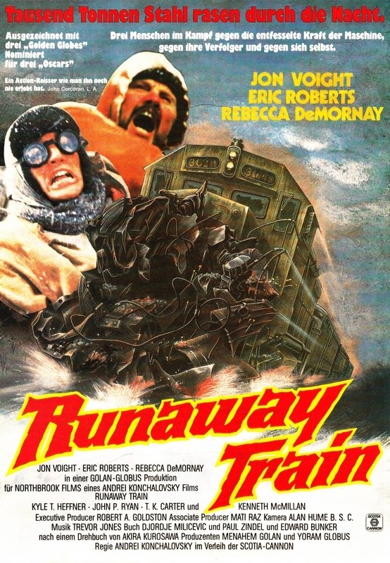 

Постер к фильму "Поезд-беглец" (Runaway Train) 50x70 см