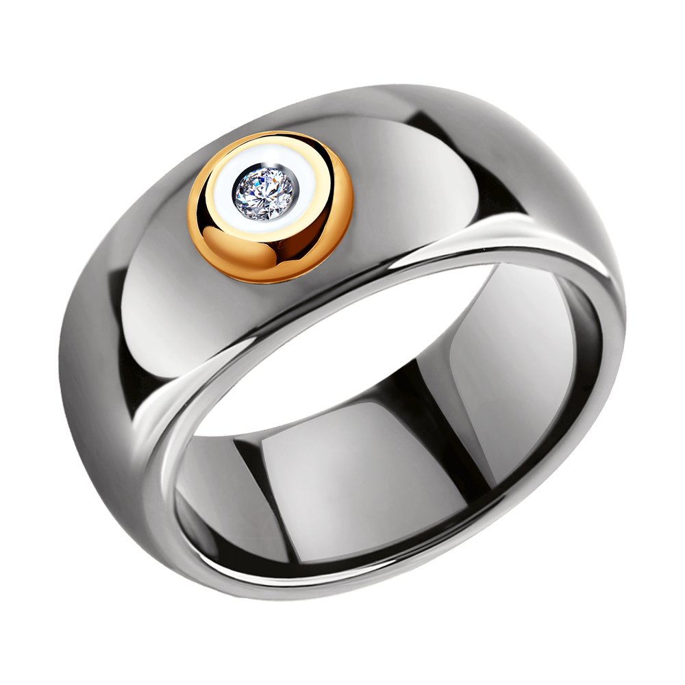 

Кольцо из золота р. 17 SOKOLOV Diamonds 6015071, бриллиант, 6015071