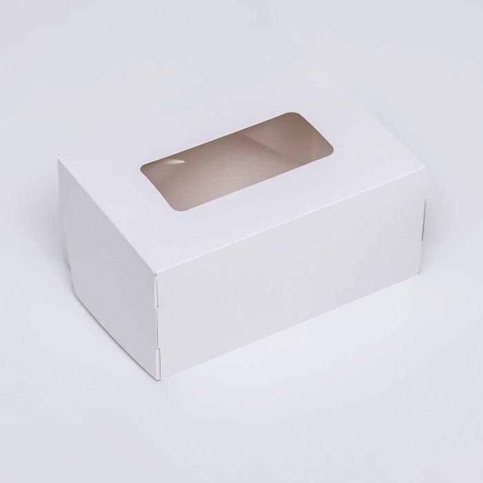 

Коробка складная UPAK LAND с окном, белая, 15 х 10 х 7 см, 10 шт, Белый