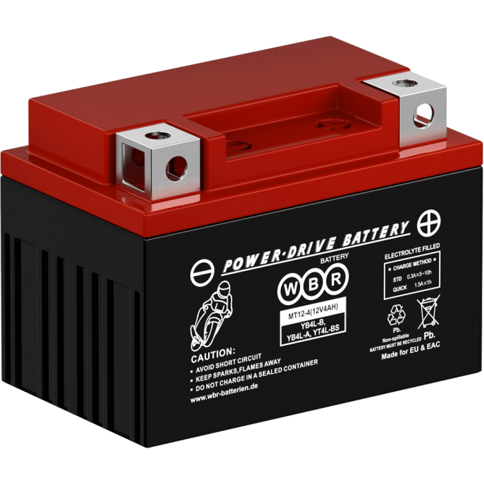 

Аккумулятор для ИБП WBR SMT12-4 4 А/ч 12 В (SMT12-4), SMT12-4