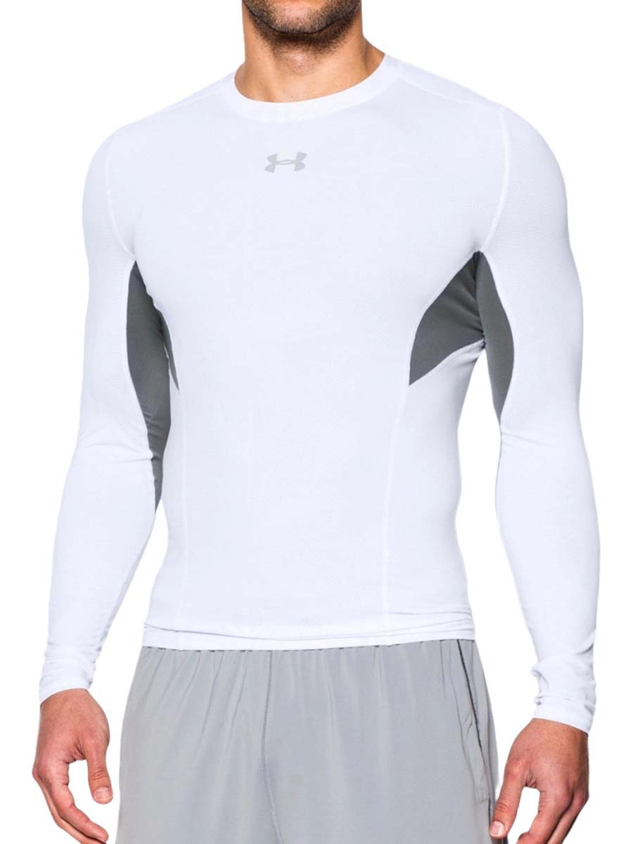 

Лонгслив мужской Under Armour 1275057 белый SM, 1275057